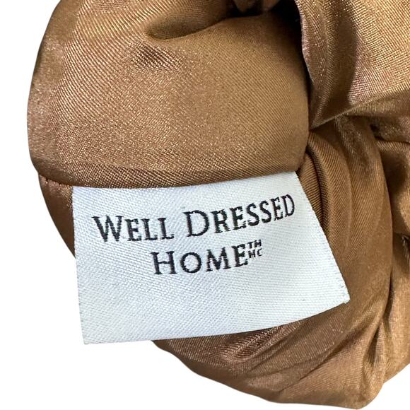 Well Dressed Home Faux Fur Christmas Stocking Brown 22” Rustic Lodgecore Holiday - Picture 5 of 6